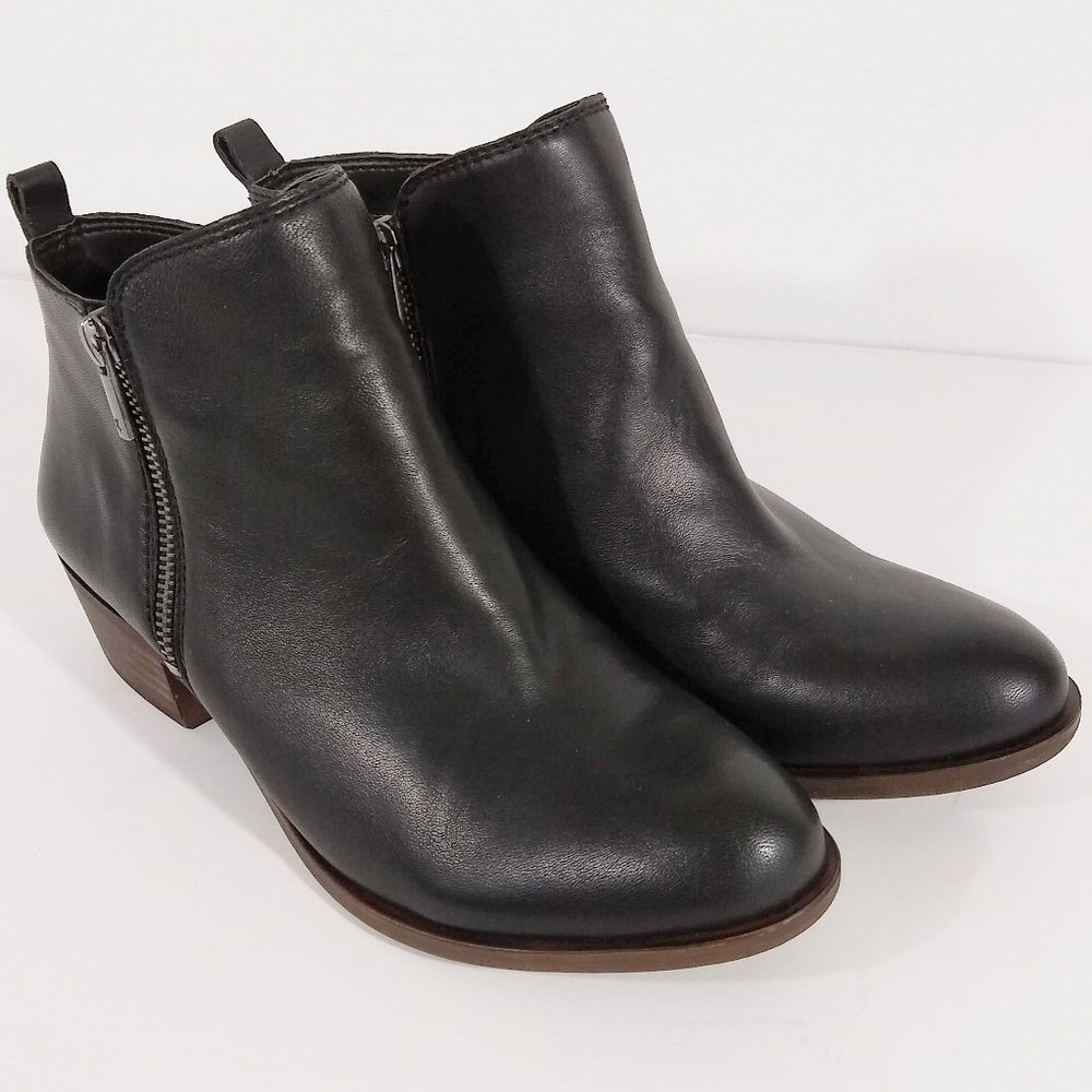 Lucky Brand Black Basel Ankle Booties